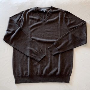 Bonobos 100% Merino V-neck Sweater Brown